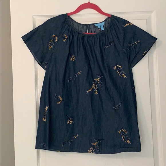 Draper James Chambray Swing Top - Picture 2 of 4